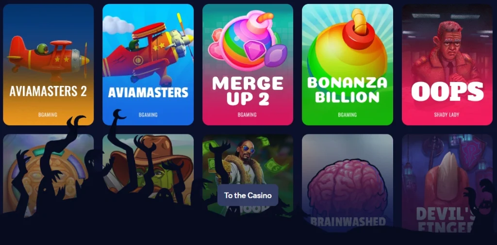 Предварительный просмотр партнёрской страницы Howl Casino Online
